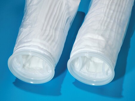 Pleated filter bags